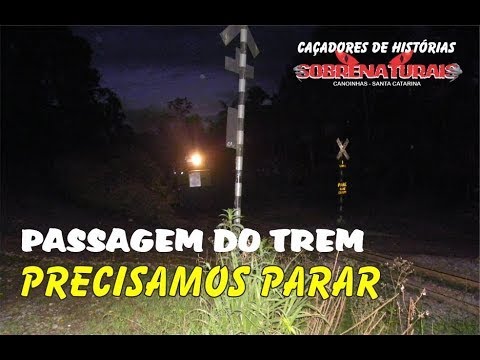 PASSAGEM DO TREM DURANTE A MADRUGADA