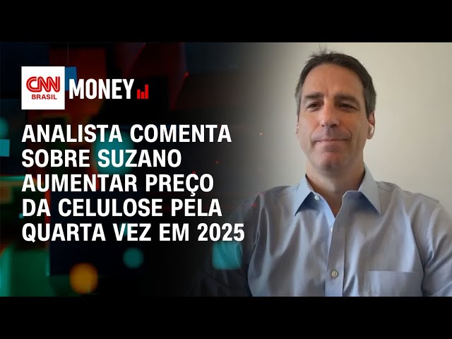 Suzano aumenta preço de celulose na Europa e na Ásia pela quarta vez em 2025 | Money News