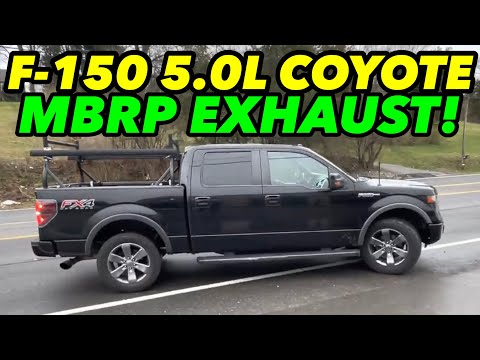 2015 Ford F-150 5.0L COYOTE V8 Exhaust w/ MBRP MUFFLER!