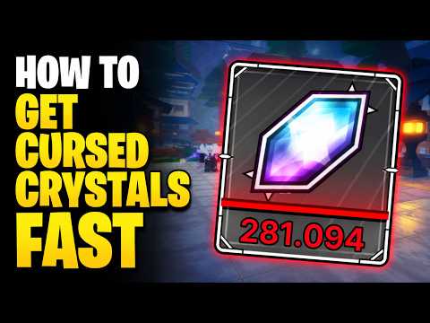 How to GET CURSED CRYSTALS FAST in JUJUTSU ZERO BEST FARM METHOD Roblox