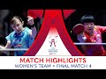 Sun Yingsha (CHN) vs Hina Hayata (JPN) | WT Final - Match 4 | #ITTFWorlds2024
