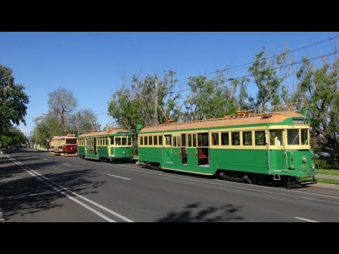 Ballarat Tramway Museum, MTPA Tramcar Running Day, Saturday 28th October 2023.  VR41, L103 & W2 407.