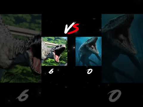 Indominus rex vs mosasaurus #dinosaur #jurassicworld