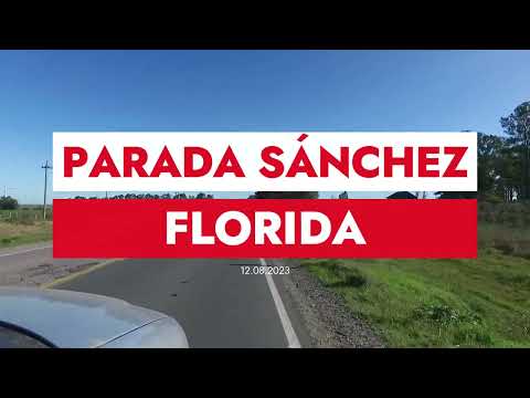 Paseo virtual estación de AFE "Parada Sánchez" Colonia Sánchez, Florida - Ruta 56 - Agosto del 2023