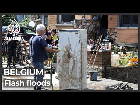 Western Europe floods: Search for hundreds still missing