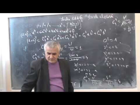 Lectia BAA 6  - Bazele algebrei