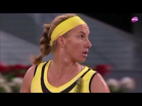 2017 Mutua Madrid Open Quarterfinals   Svetlana Kuznetsova vs Eugenie Bouchard   WTA Highlights