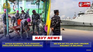 Download lagu NAVY NEWS - TNI AL GULBENCAL TASK FORCE EVACUATES SCHOOL EQUIPMENT & KRI SIM-367 RETURNS FROM LEB... mp3