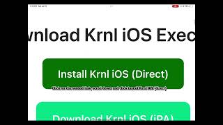 How to get Krnl on iOS