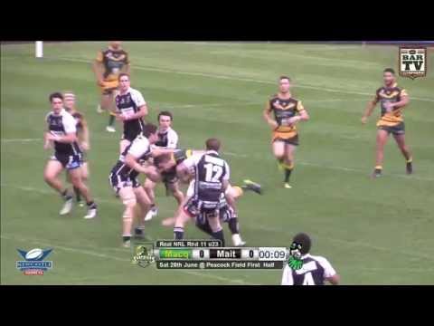 Real NRL Round 11 U23's Highlights - Macquarie v Maitland