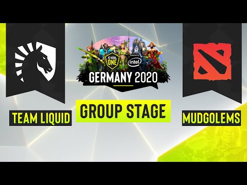 Dota2 - Team Liquid vs. mudgolems - Game 1 - ESL One Germany 2020 - Group Stage