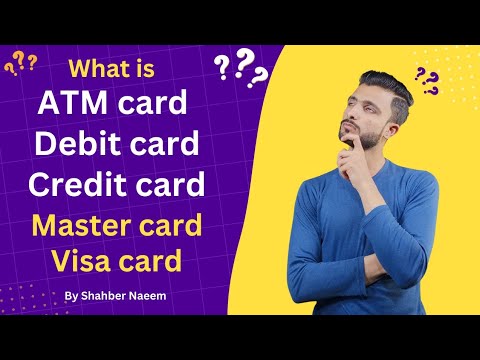 Difference between Bank cards | what is ATM card | What is debit card | what is credit card