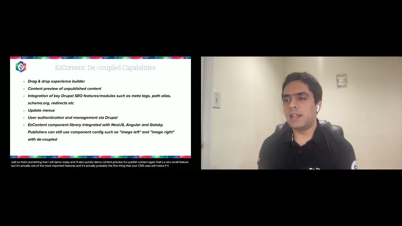 How Drupal Can Be De-coupled:CMS That Marketers Will Love (Demo) / DrupalCon North America 2021