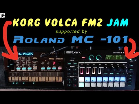 Korg Volca FM2 - my review-ish jam, with a bit of support by Roland MC-101