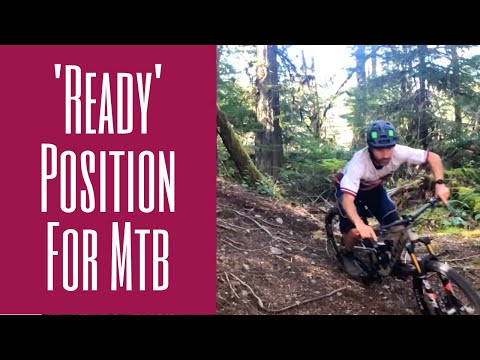 Ready Position for Mountain Biking
