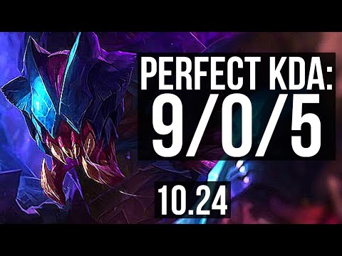 REK'SAI vs UDYR (JUNGLE) | 9/0/5, 1000+ games, Legendary | EUW Master | v10.24