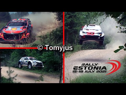 WRC Rally Estonia 2021 ( Lots of Jumps and Action in the Dust )