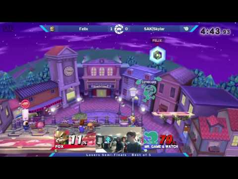SOS39 Losers Semis - Felix (Fox) vs SAK|Skylar (Mr. Game & Watch)