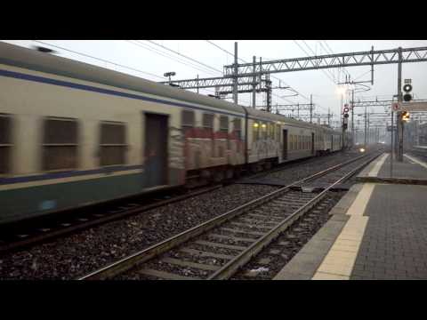 E464 069+5 piano ribassato 1965 XMPR e 1973 Trenord - Monza 15/12/2014