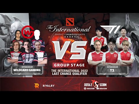 Wildcard Gaming vs T1 - The International 2022: Last Chance Qualifier - Group Stage - BO2