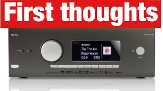 Video thumbnail for Arcam avr31 first thoughts on performance. 7.6.6 atmos auro3d dts x by My Home Theater