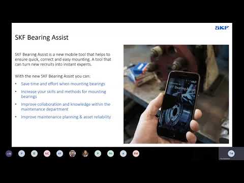 SKF Australasia Knowledge share | on-demand webinars | New Bearing Assist app