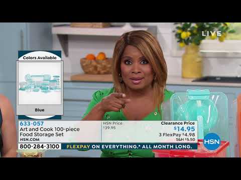 Art and Cook 100piece Food Storage Set