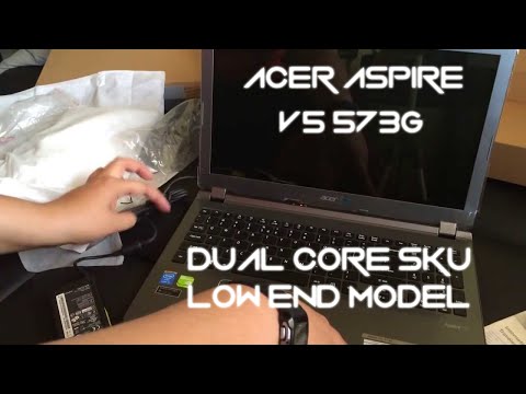 Unboxing: acer aspire v5-573G 15" ultra thin notebook