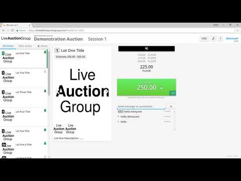 How to bid in a live auction