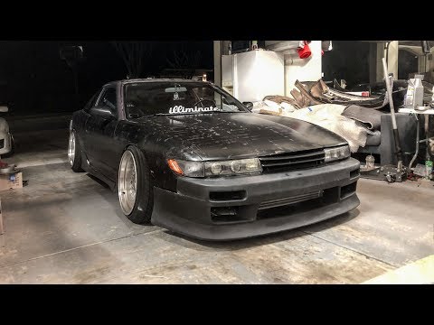 Installing The V-Speed Bumper on my 240SX!