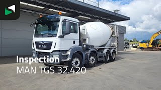 MAN TGS 32.420 8X4 9m3 Liebherr HTM 905PSKD Mixer Steel suspension E concrete mixer truck | Image 4 - Machineryline