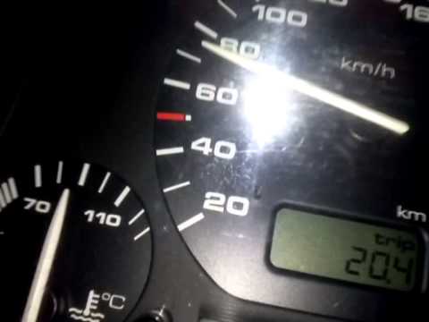My VW GOLF 3 GTI 2.0L 16v ABF acceleration 0-100km/h 0-62mph