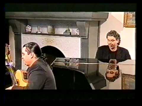 Sin Tu Amor - Mario Reyes & Andrea Bocelli (Bocelli's home)