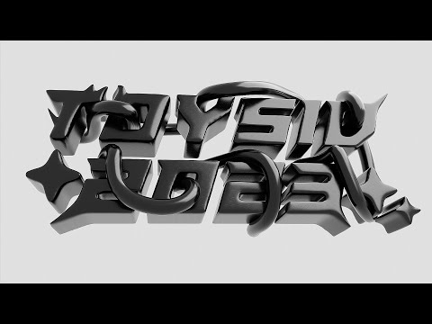 TUTORIAL: How to create 3D text ( CHROMETYPE ) with a blender