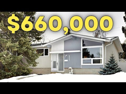 Tour this $660,000 home in Lakeview Calgary with huge vaulted ceilings