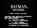 Batman Returns (NES) Music - Stage Theme 1