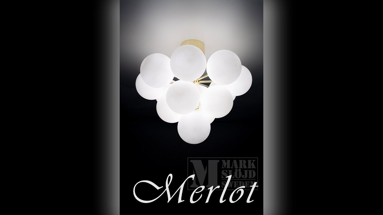 MERLOT 107912, nowoczesna skandynawska lampa sufitowa od szwedzkiego producenta Markslojd.