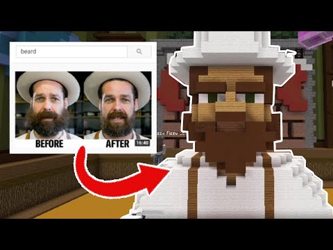 JerryVsHarry - SEARCH THE THEME ON YOUTUBE CHALLENGE (Minecraft Build Battle)