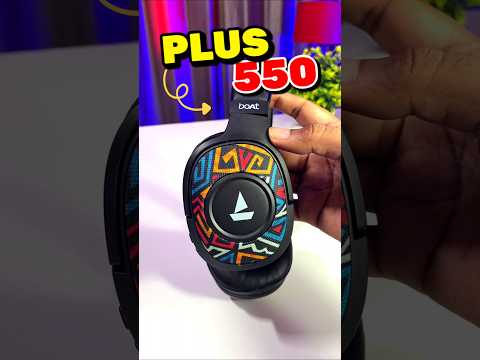Thumbnail for BoAt Rockerz PLUS 550⚡Best Headphones 🔥 #unboxing #shorts