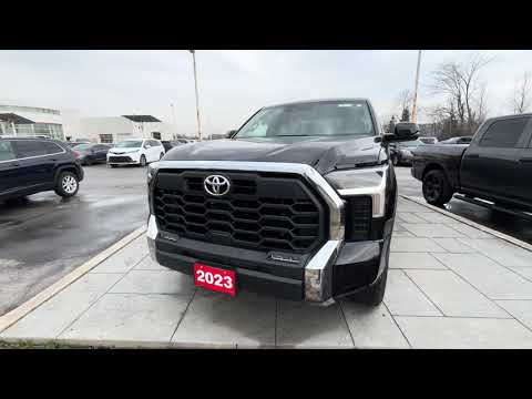 2023 Toyota Tundra 4x4 Crewmax SR5 Long Bed in Black for sale at Stouffville Toyota in Whitchurch-Stouffville, ON
