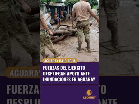 🚨 Ante la emergencia hidrometeorológica en Aguaray Salta, el Ejército Argentino apoya a la comunidad