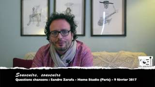 L’Œil du spectacle Interview Sandro Zerafa Home Studio 9 février 2017