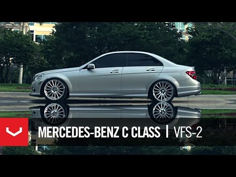Mercedes-Benz C Class (W204) | "Silver Bagged Sedan" | Vossen VFS-2
