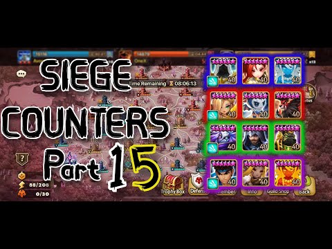 Siege Defense Counters Part 15 - Summoners War