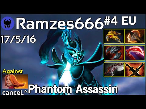 Ramzes666 plays Phantom Assassin!!! Dota 2 7.21