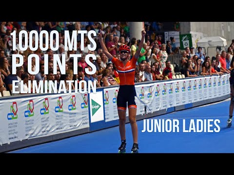 10000 M Points Elimination  Junior Ladies FINAL  | European Championships 2019
