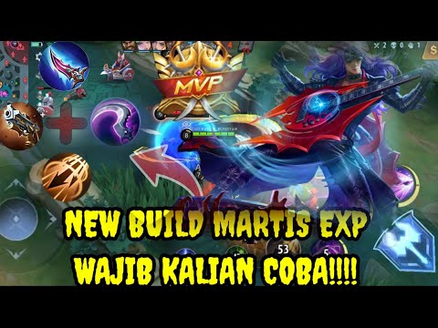 MARTIS LEBIH BARBAR DI EXP LANE DAMAGENYA 2X LIPAT PAKAI BUILD INI - MLBB