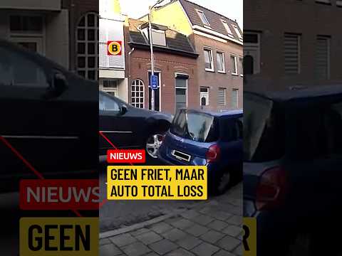 Geen friet, maar auto totall loss | #botsing