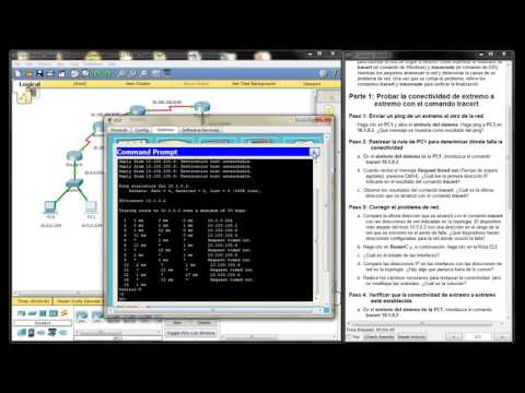 TUTORIAL 11.3.2.2 Prueba de la conectividad con traceroute