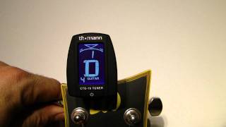 Video thumbnail for THOMANN CTG-10 CLIP TUNER guitar bass accordeur guitare by MurphyMario13